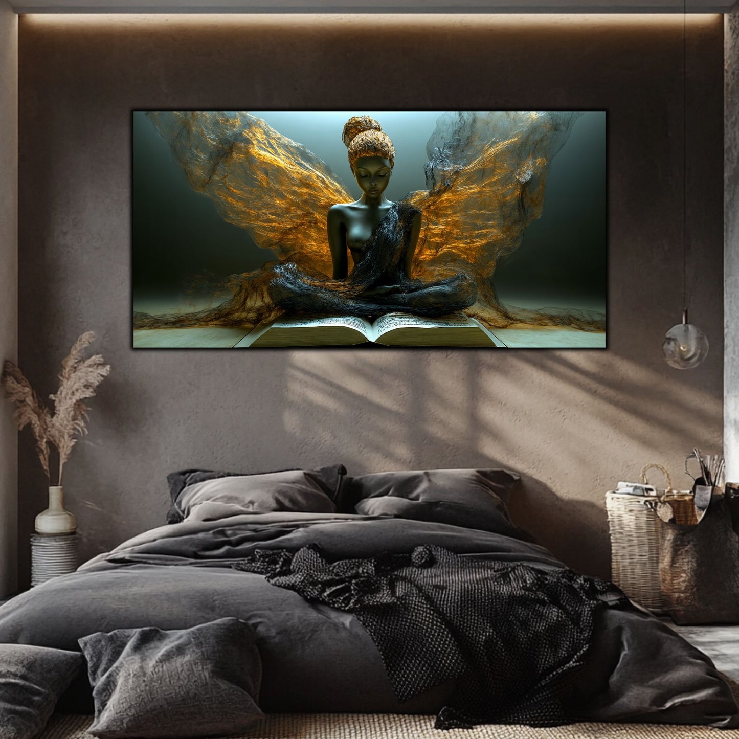 Tablou unicat din sticlă securizată Beyond Breath - No02