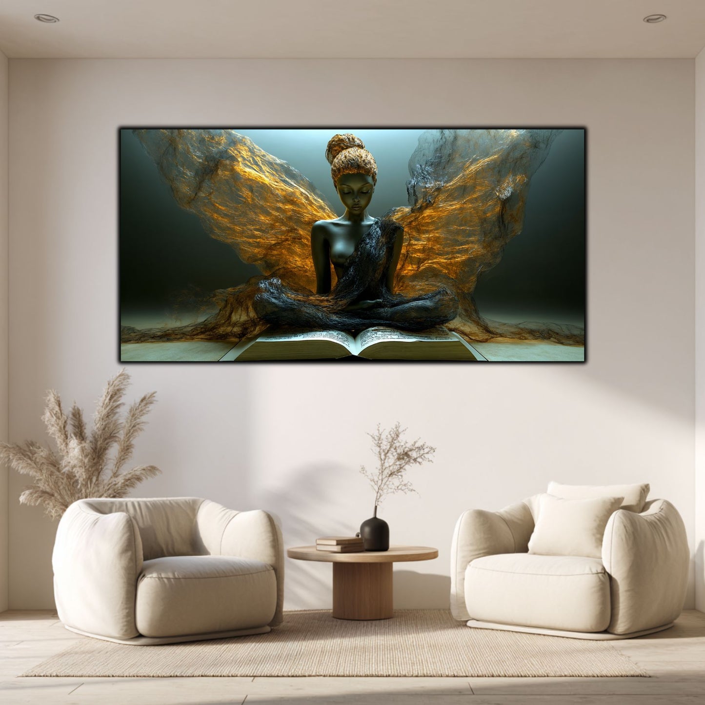 Tablou unicat din sticlă securizată Beyond Breath - No02