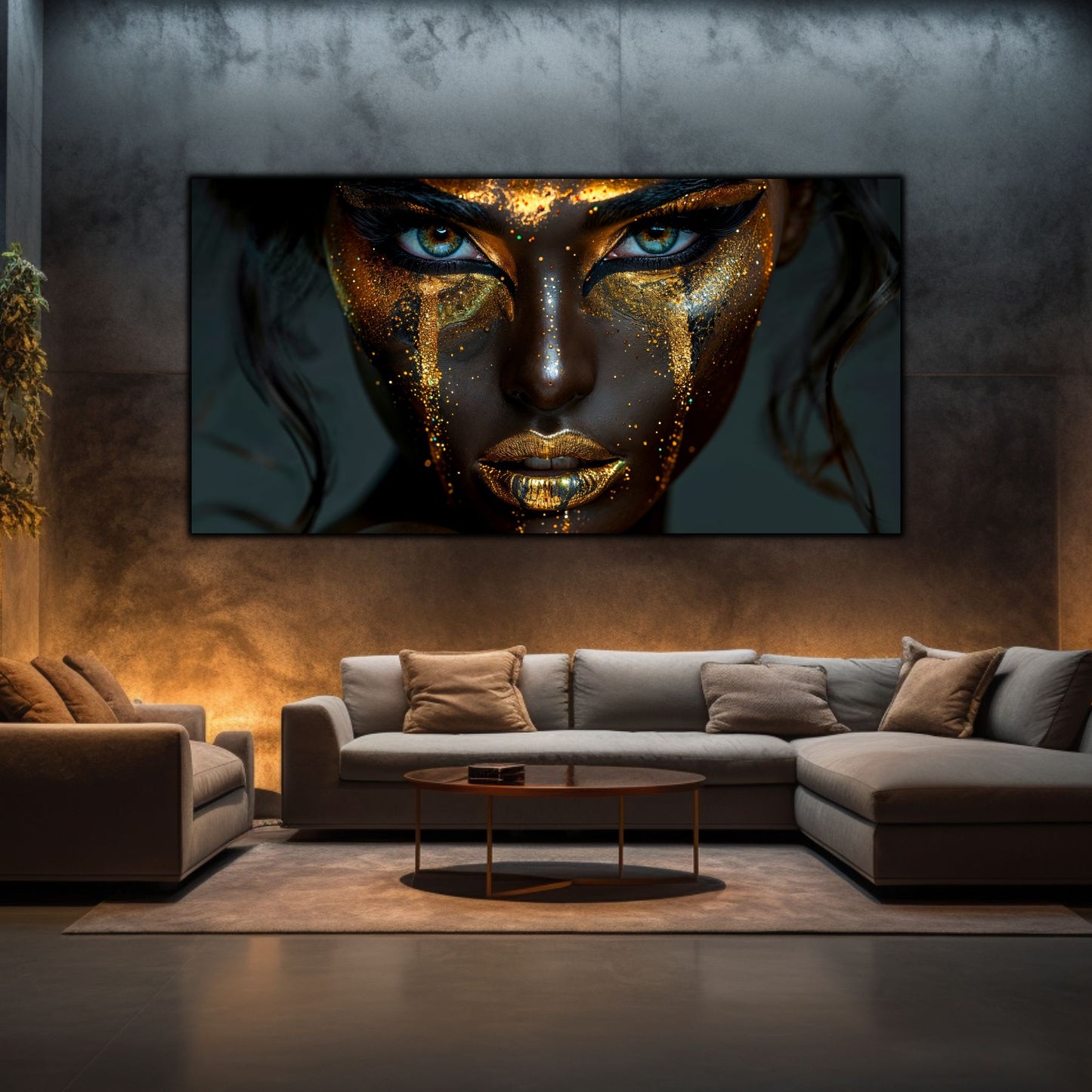 Tablou Sticla Securizata - Dark Zen Reimagined 09