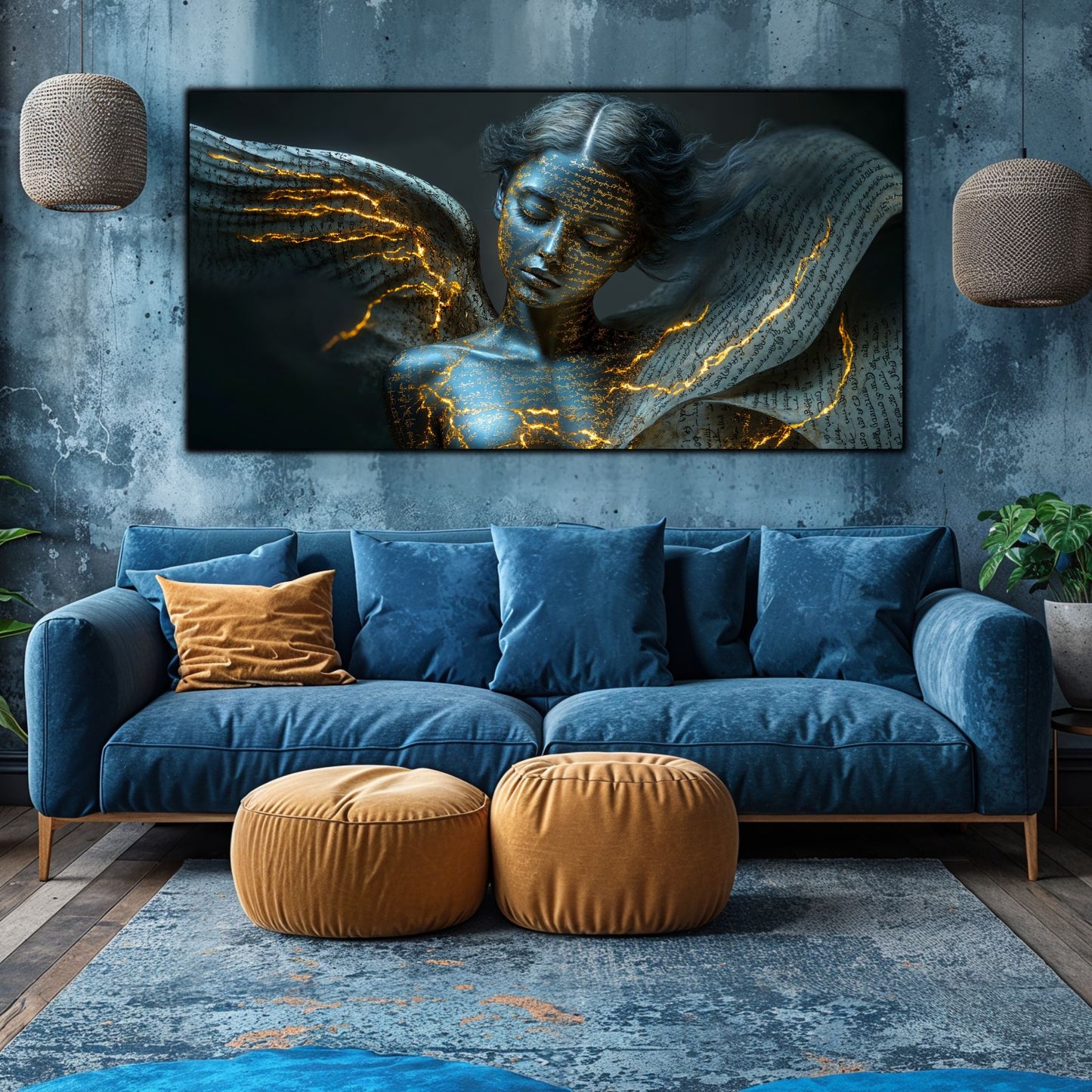 Beyond Meditation - Tablouri moderne pe sticla securizata pentru living contemporan NO16