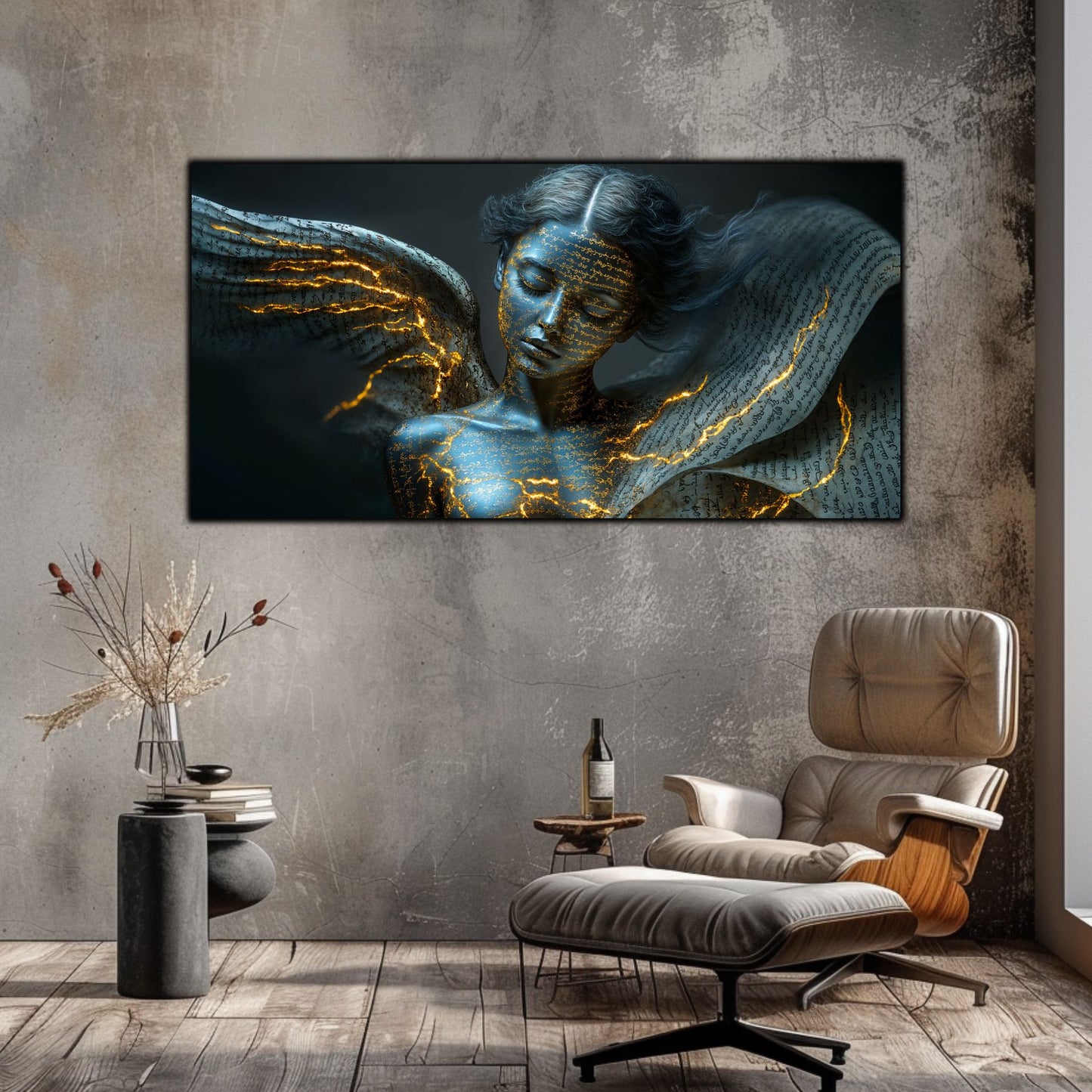 Beyond Meditation - Tablouri moderne pe sticla securizata pentru living contemporan NO16