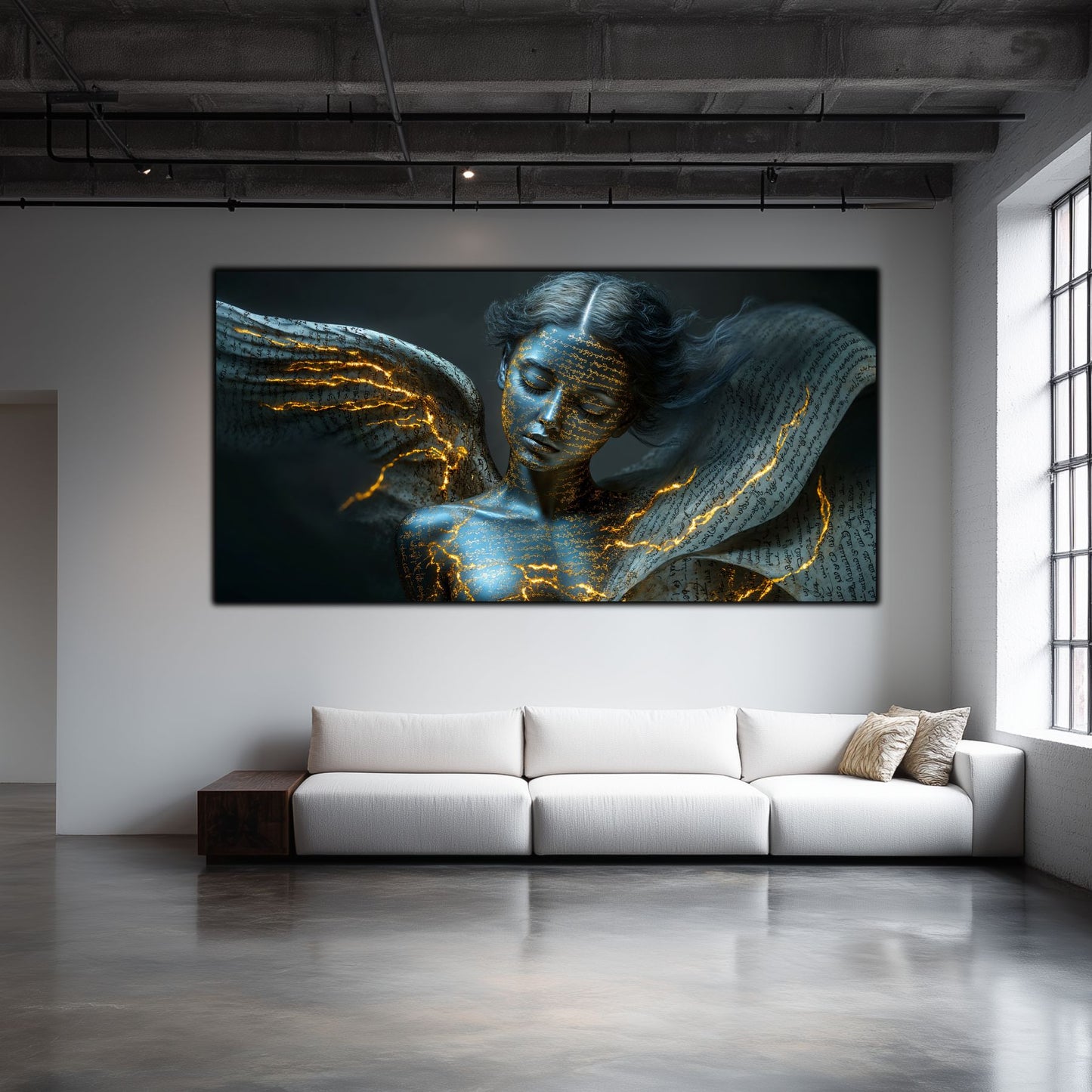 Beyond Meditation - Tablouri moderne pe sticla securizata pentru living contemporan NO16