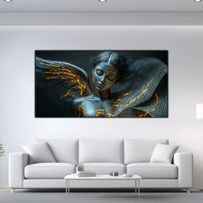 Beyond Meditation - Tablouri moderne pe sticla securizata pentru living contemporan NO16