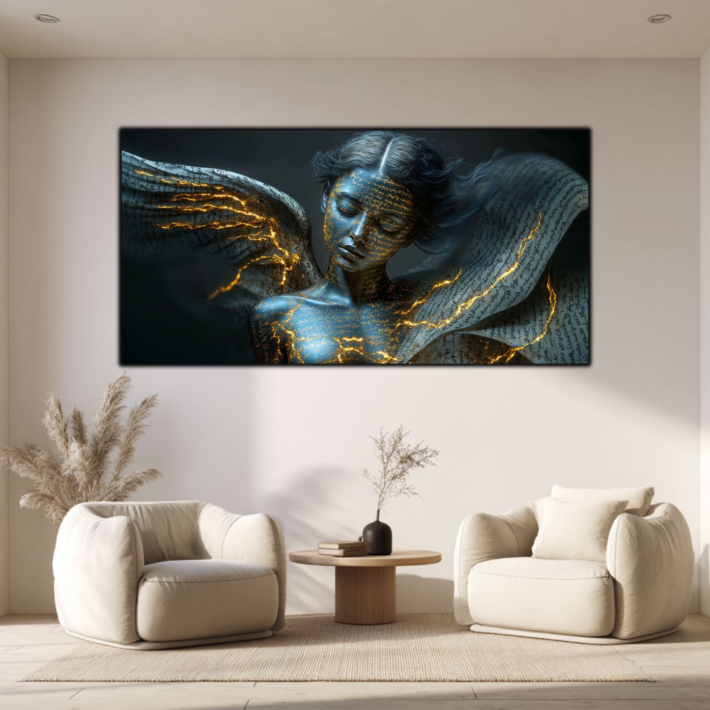 Beyond Meditation - Tablouri moderne pe sticla securizata pentru living contemporan NO16