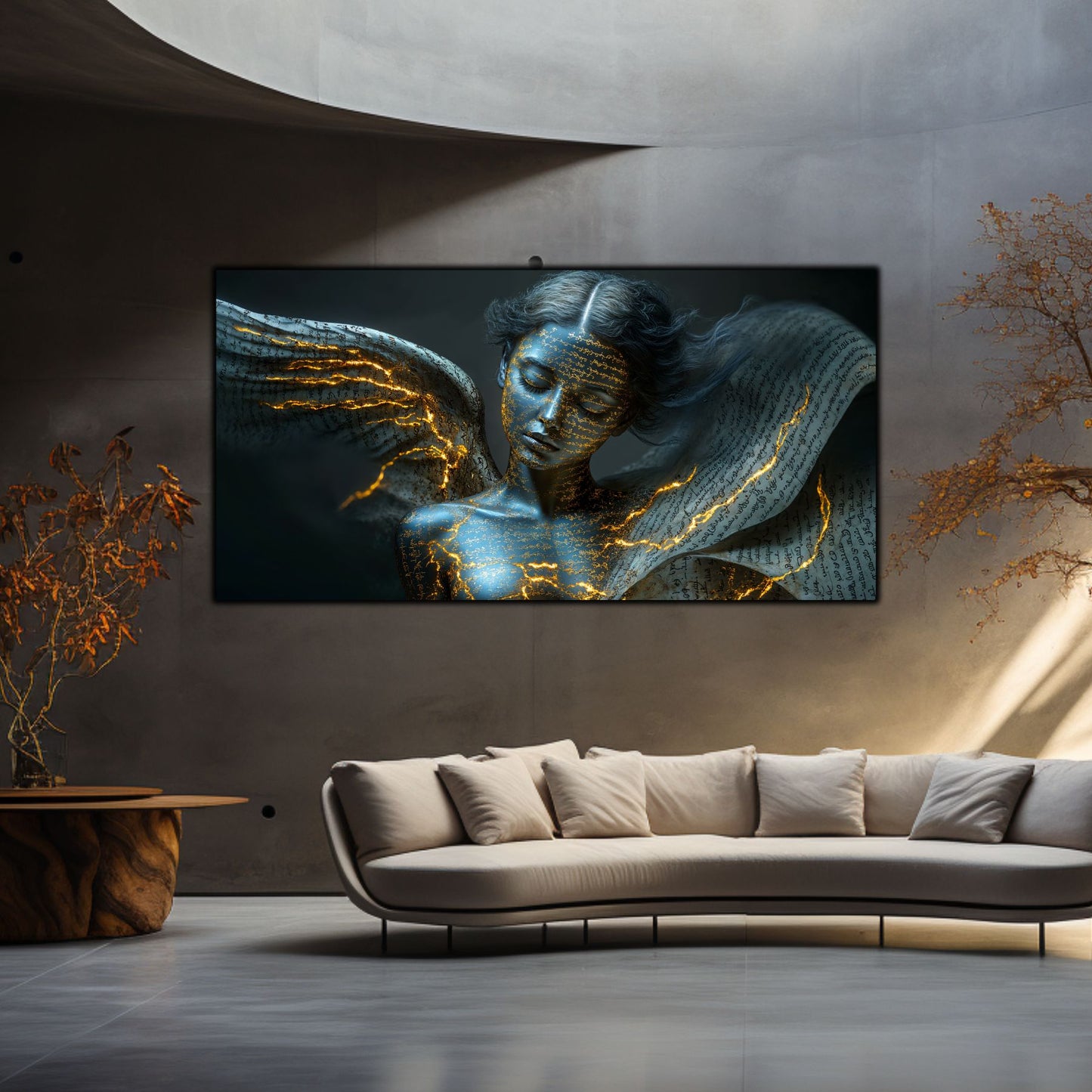 Beyond Meditation - Tablouri moderne pe sticla securizata pentru living contemporan NO16