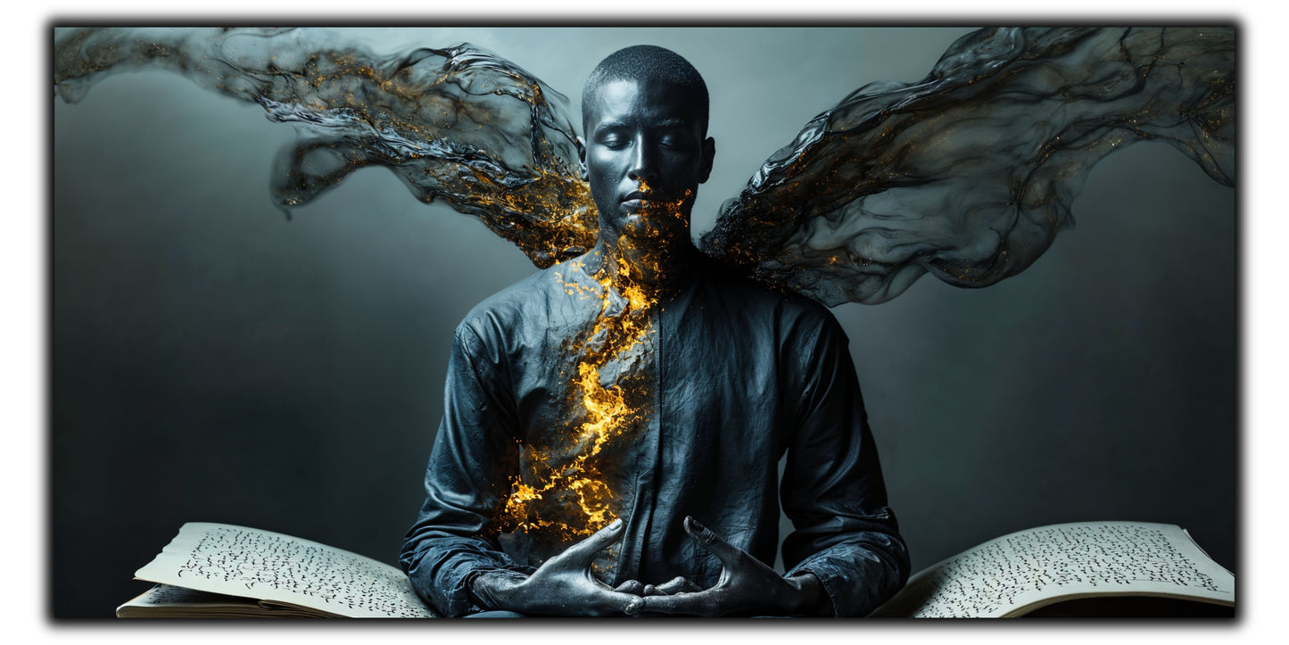 Beyond Meditation - Tablouri moderne pe sticla securizata pentru living contemporan NO40