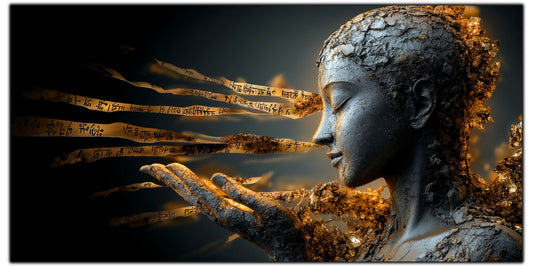 Tablou Sticla Securizata - Broken Mind 18