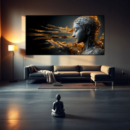 Tablou Sticla Securizata - Broken Mind 18