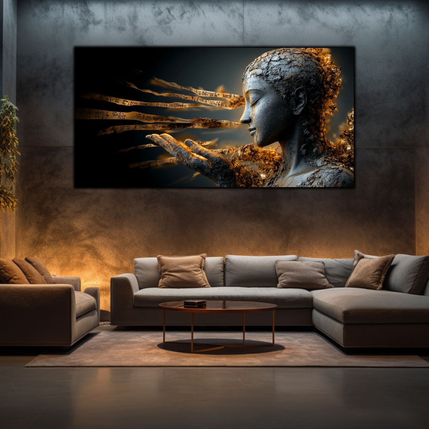 Tablou Sticla Securizata - Broken Mind 18