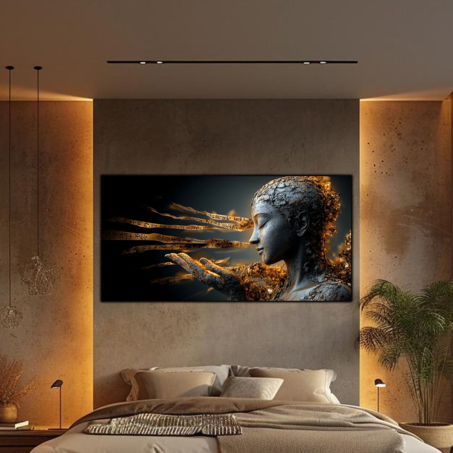 Tablou Sticla Securizata - Broken Mind 18