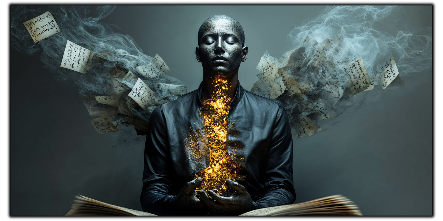 Beyond Meditation - Tablouri moderne pe sticla securizata pentru living contemporan NO53