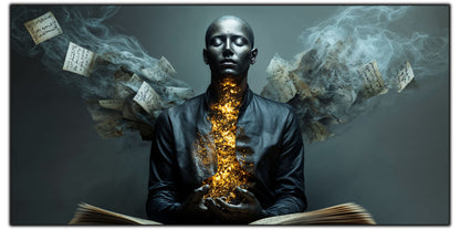 Beyond Meditation - Tablouri moderne pe sticla securizata pentru living contemporan NO53