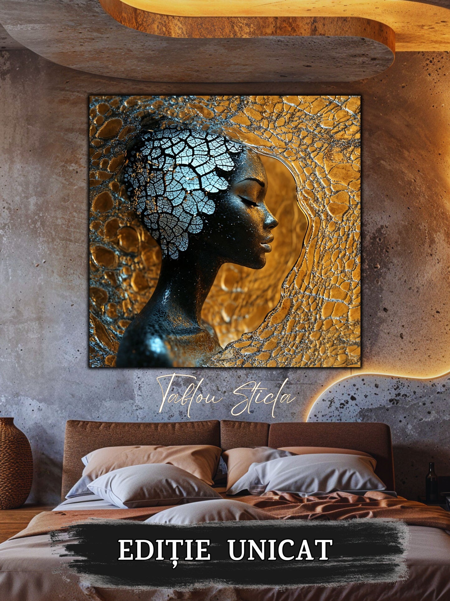 Liquid dream - Tablou Unicat pe Sticla - 06