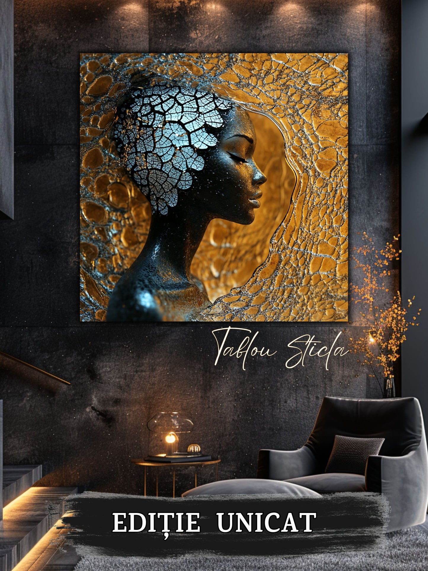 Liquid dream - Tablou Unicat pe Sticla - 06