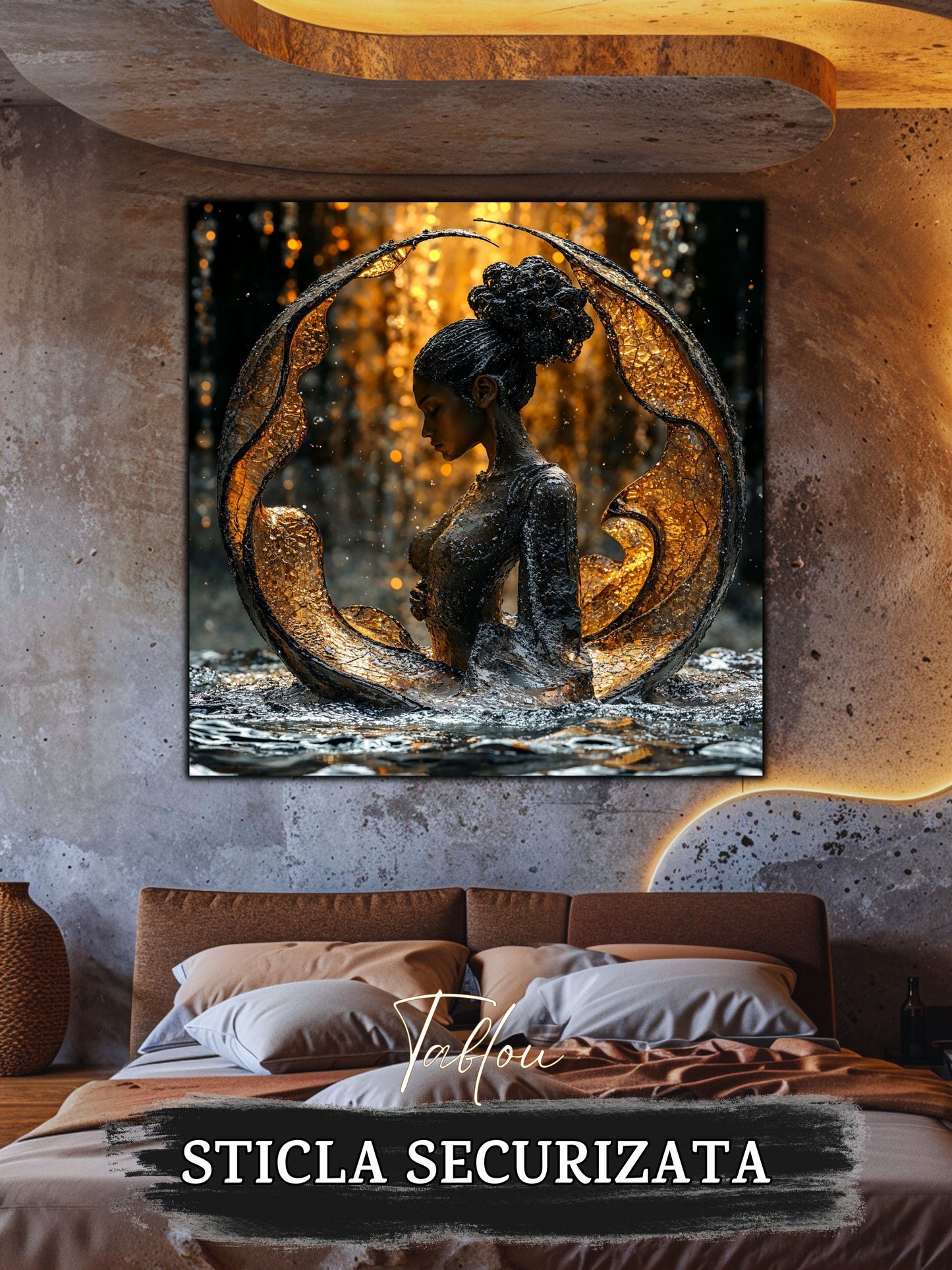 Tablou Sticla Securizata - Soul's Mandala  No15