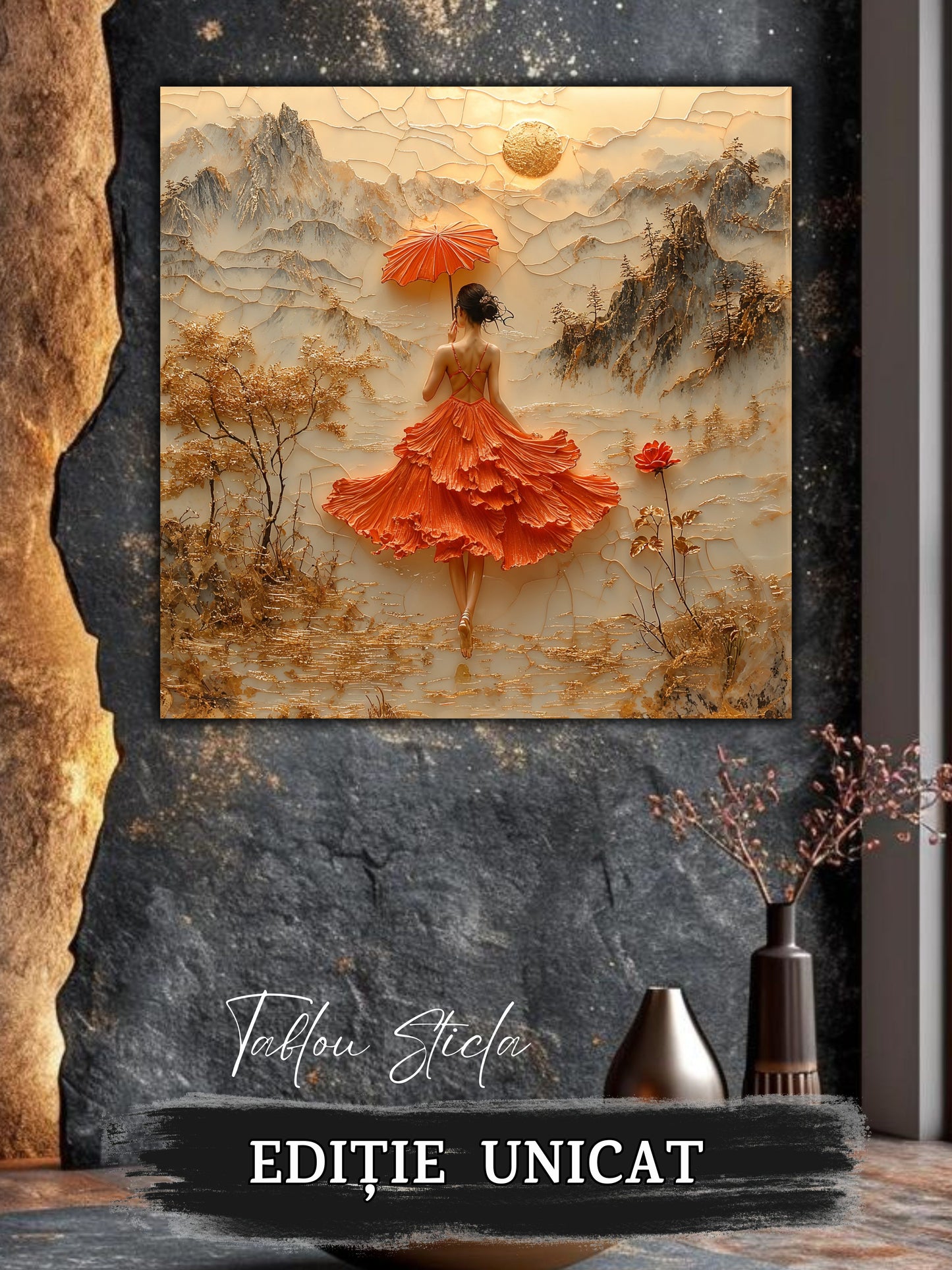 Tablou Sticla Securizata - Fragment of The Soul - 18