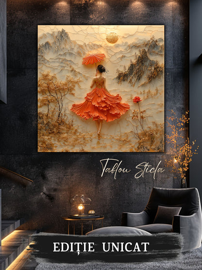 Tablou Sticla Securizata - Fragment of The Soul - 18