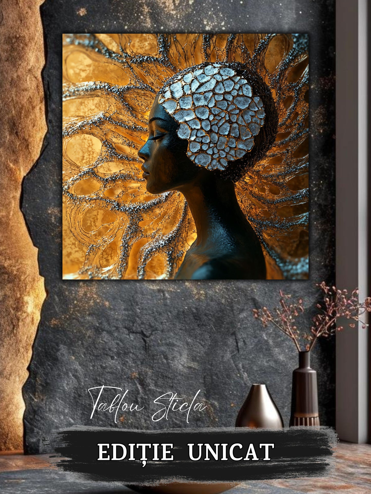Liquid dream - Tablou Unicat pe Sticla - 08