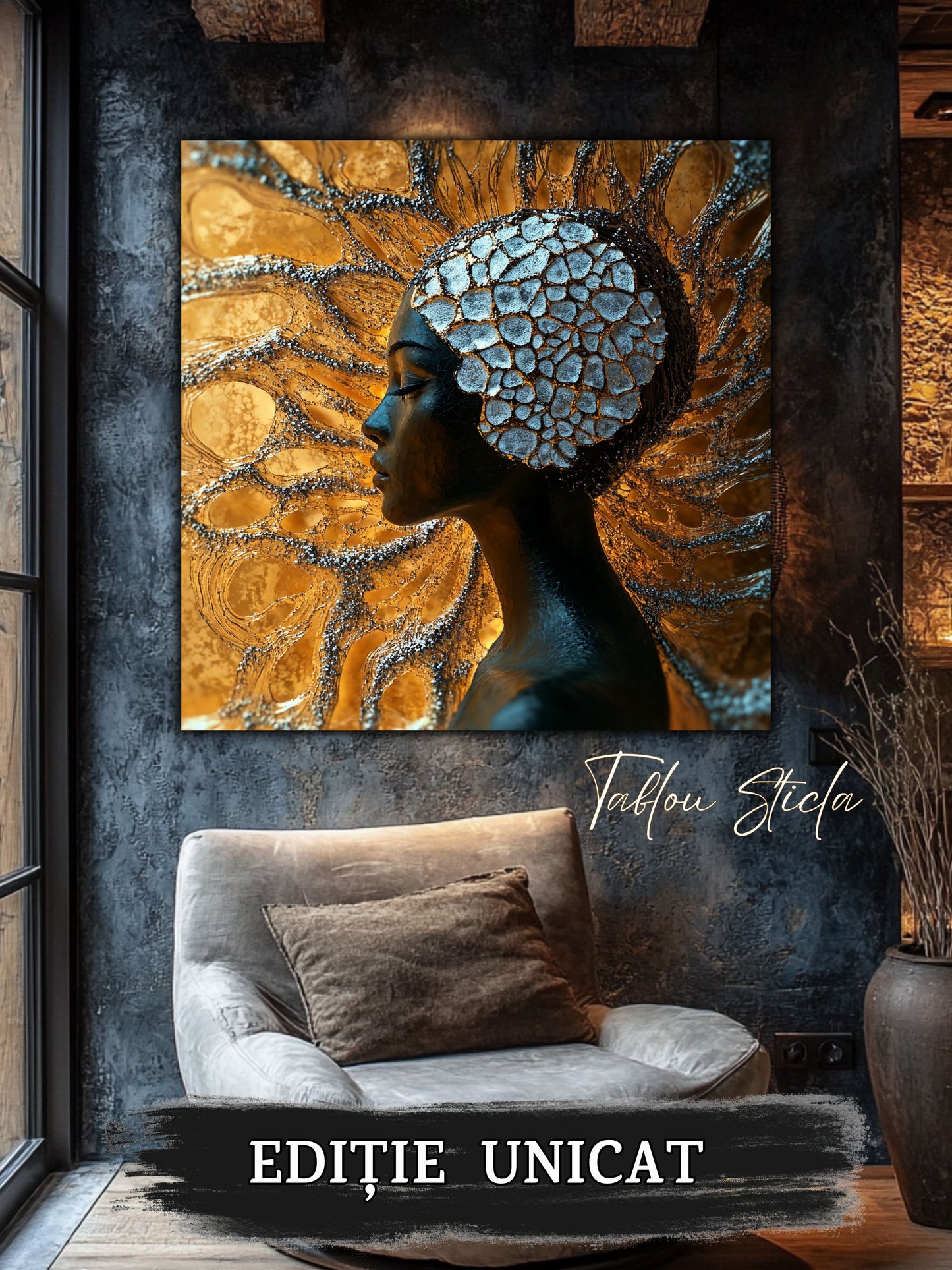 Liquid dream - Tablou Unicat pe Sticla - 08