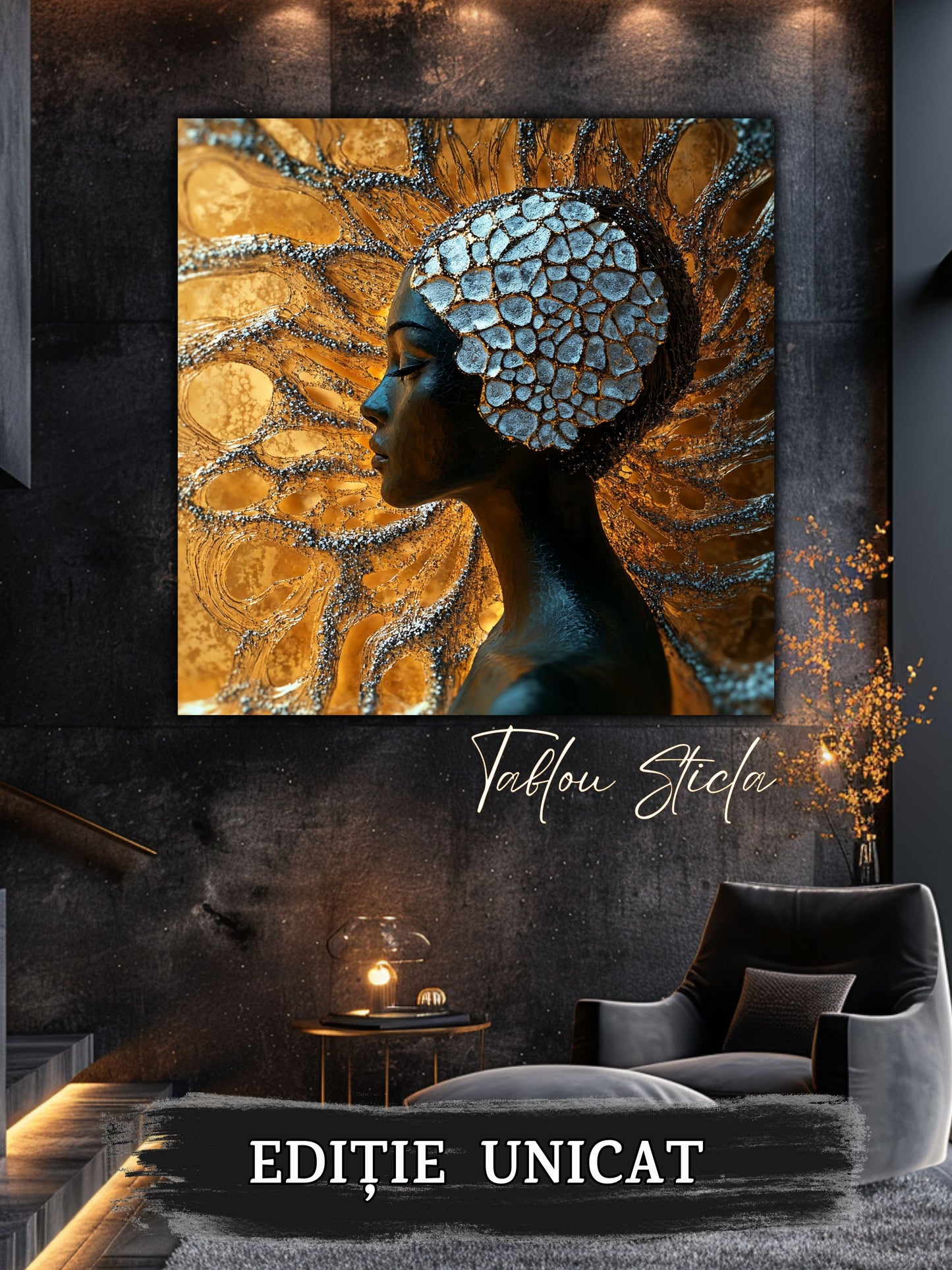 Liquid dream - Tablou Unicat pe Sticla - 08