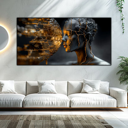 Tablou Sticla Securizata - Broken Mind 06