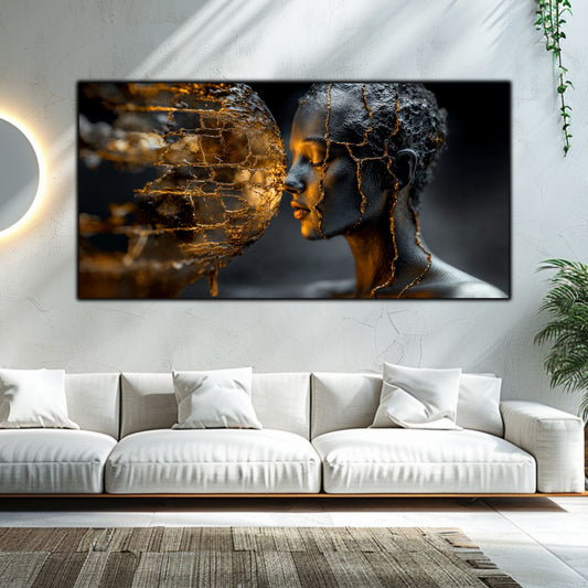 Tablou Sticla Securizata - Broken Mind 06