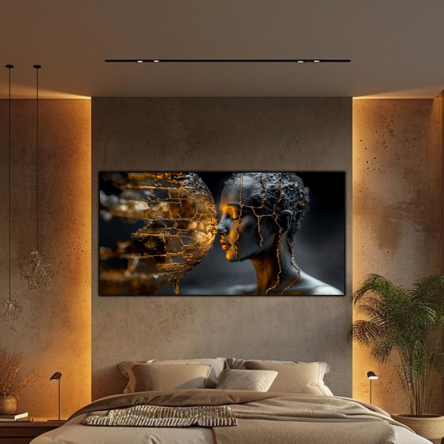 Tablou Sticla Securizata - Broken Mind 06