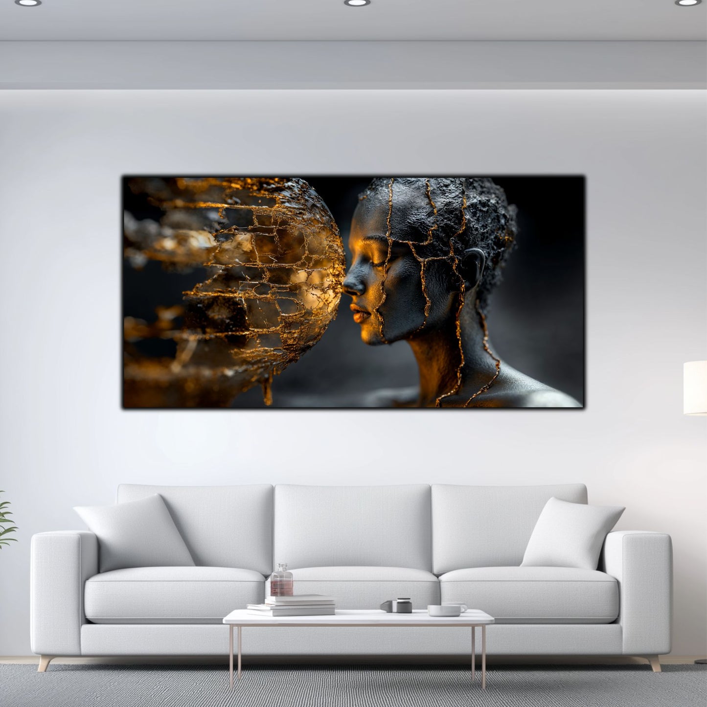 Tablou Sticla Securizata - Broken Mind 06