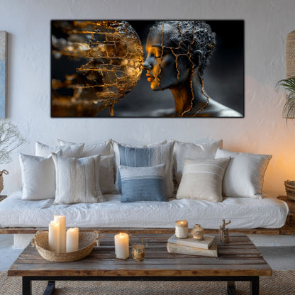 Tablou Sticla Securizata - Broken Mind 06