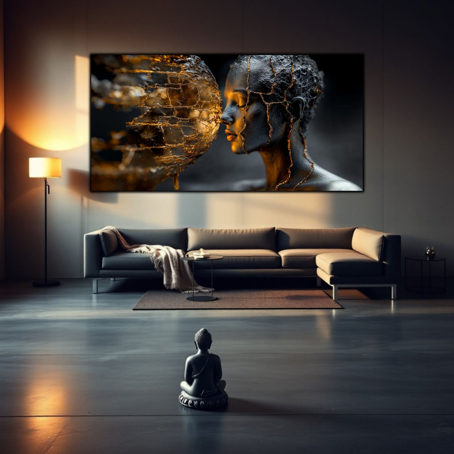 Tablou Sticla Securizata - Broken Mind 06