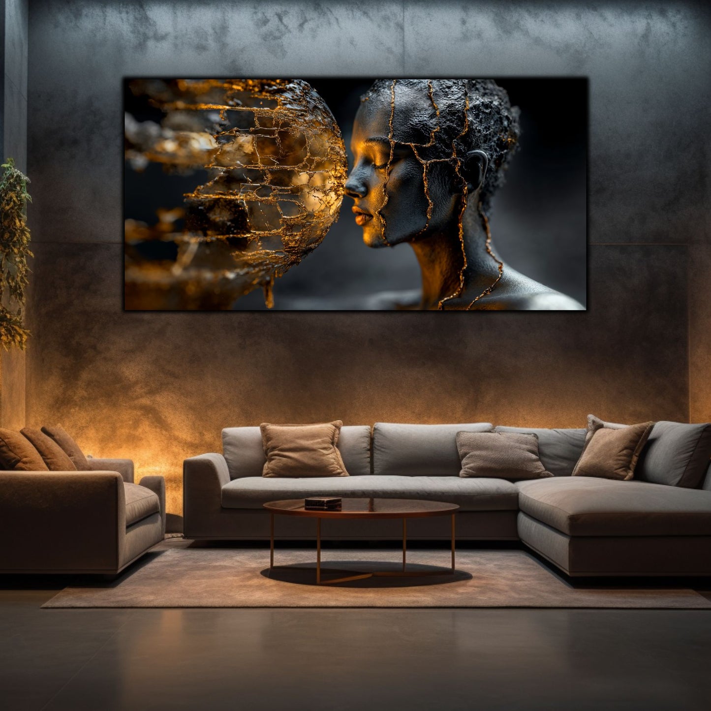 Tablou Sticla Securizata - Broken Mind 06