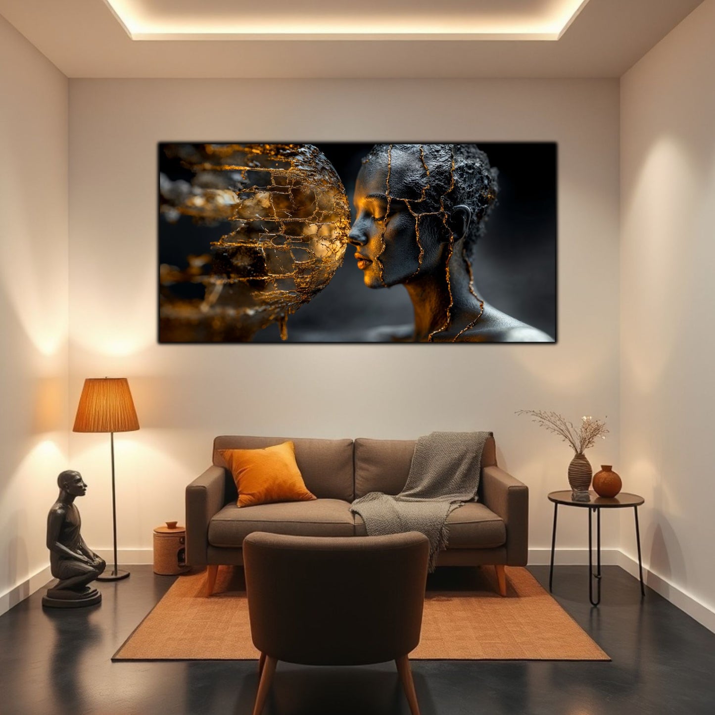 Tablou Sticla Securizata - Broken Mind 06