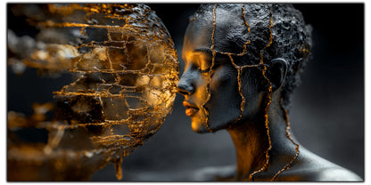 Tablou Sticla Securizata - Broken Mind 06