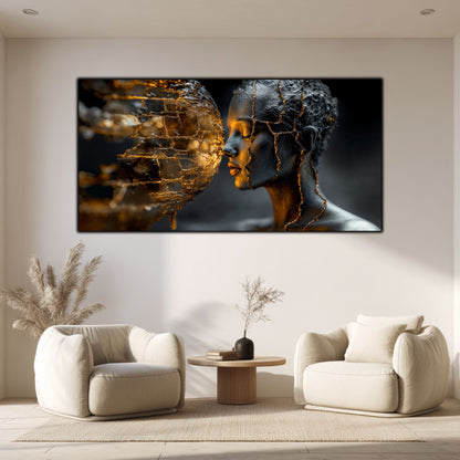 Tablou Sticla Securizata - Broken Mind 06