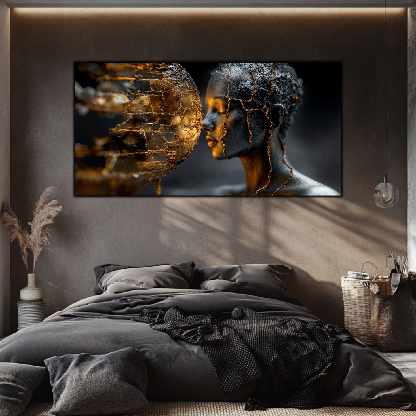 Tablou Sticla Securizata - Broken Mind 06