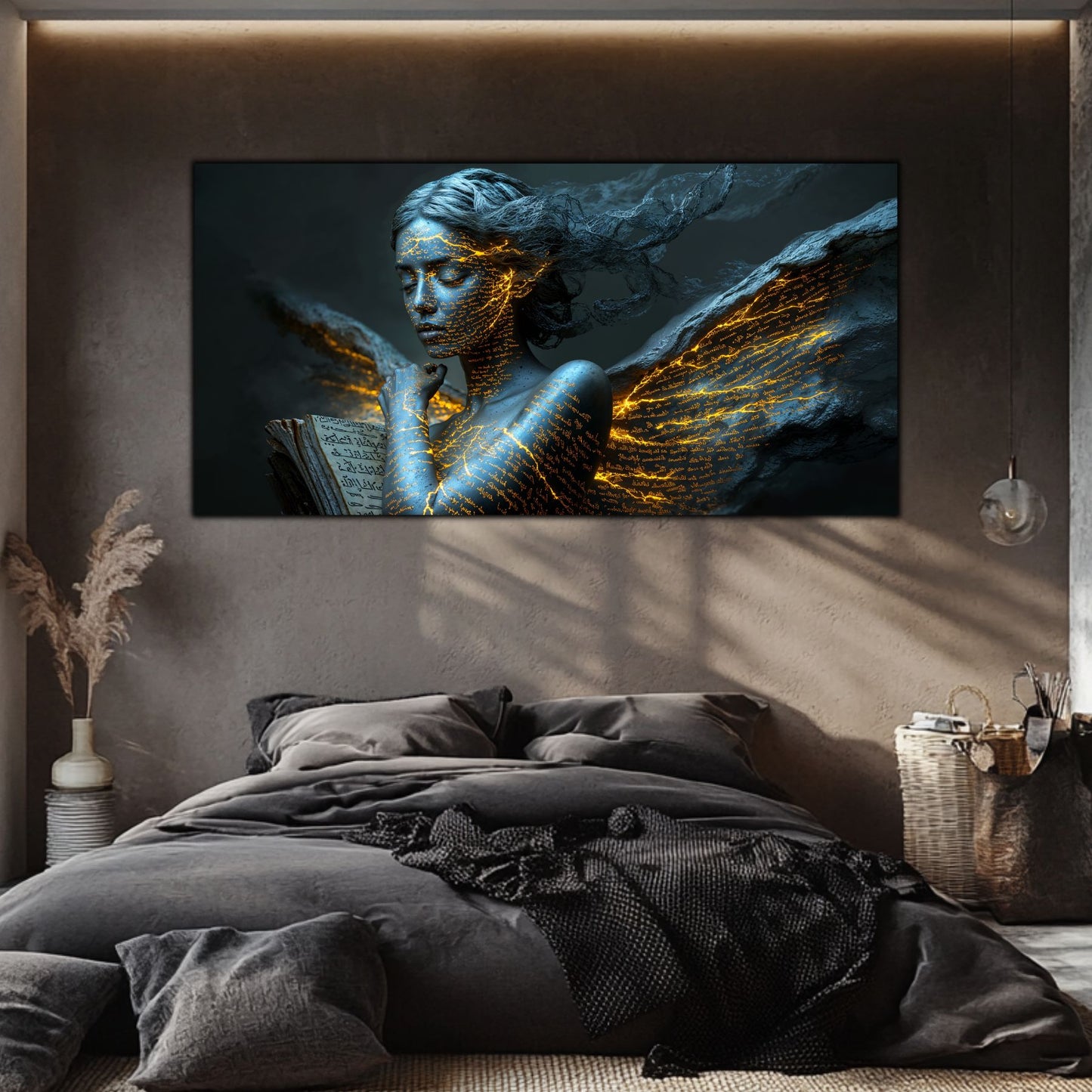 Beyond Meditation - Tablouri moderne pe sticla securizata pentru living contemporan NO38