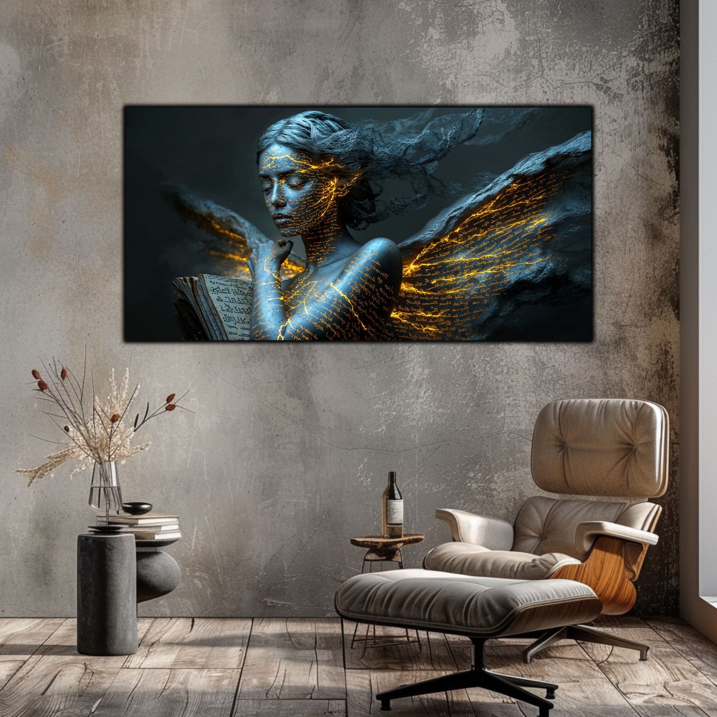 Beyond Meditation - Tablouri moderne pe sticla securizata pentru living contemporan NO38