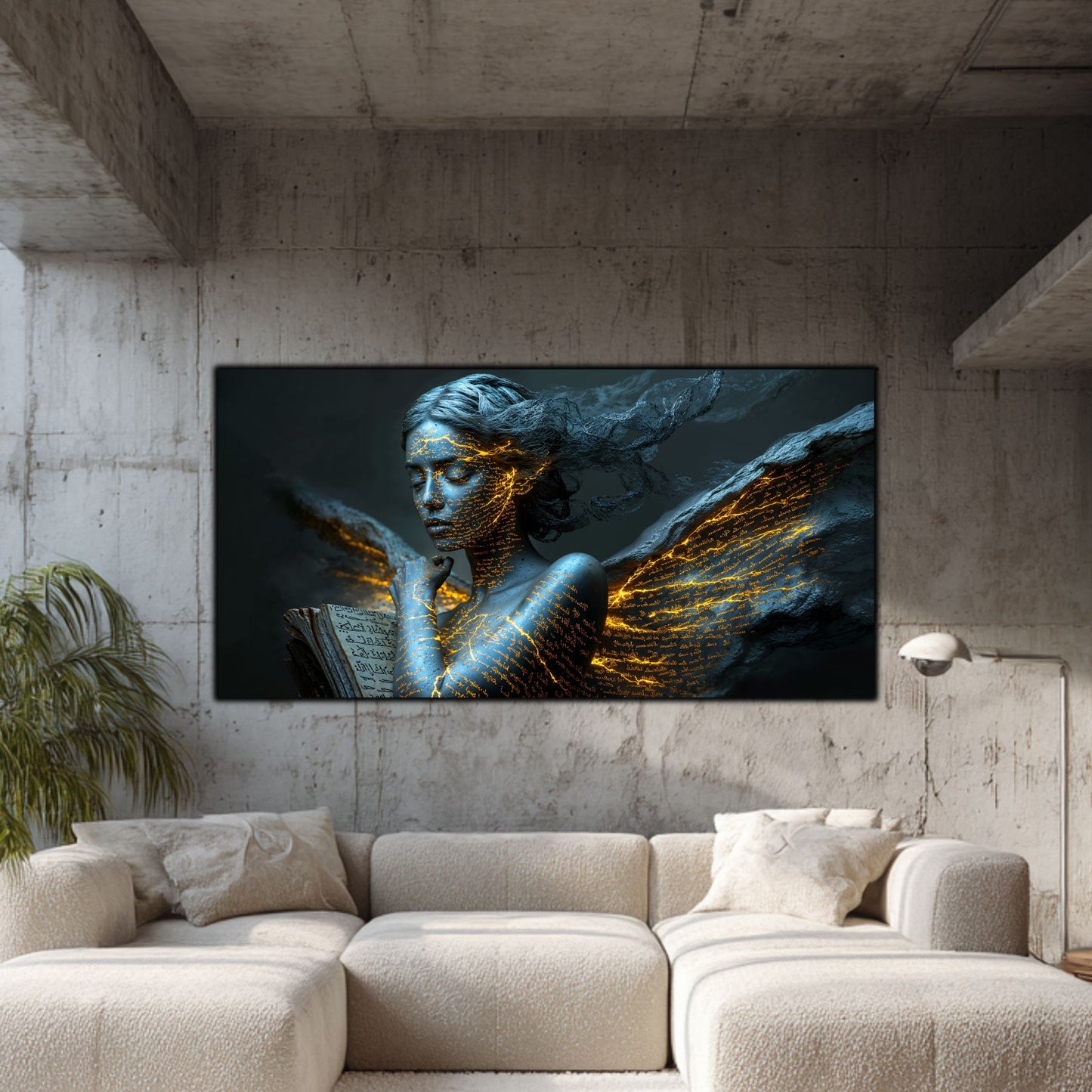 Beyond Meditation - Tablouri moderne pe sticla securizata pentru living contemporan NO38