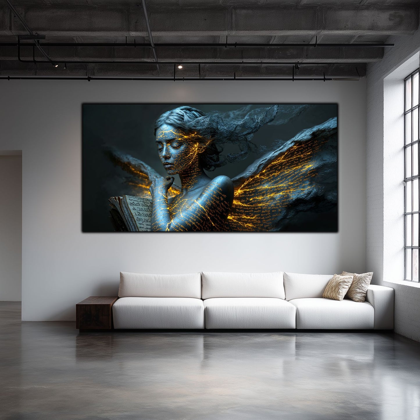 Beyond Meditation - Tablouri moderne pe sticla securizata pentru living contemporan NO38