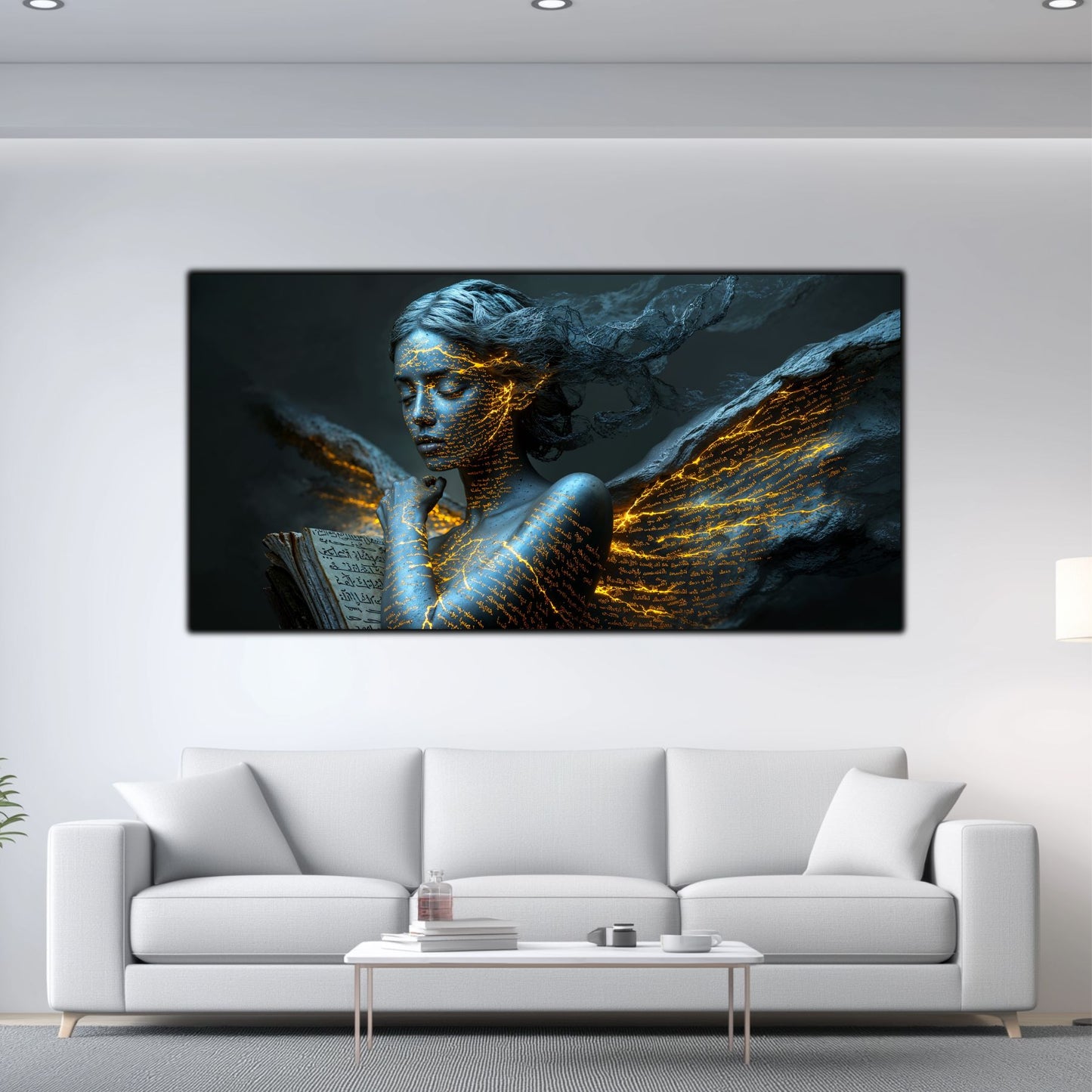 Beyond Meditation - Tablouri moderne pe sticla securizata pentru living contemporan NO38