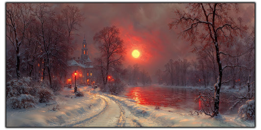 Tablou Sticla Securizata - Colectia Cold Ember - no03