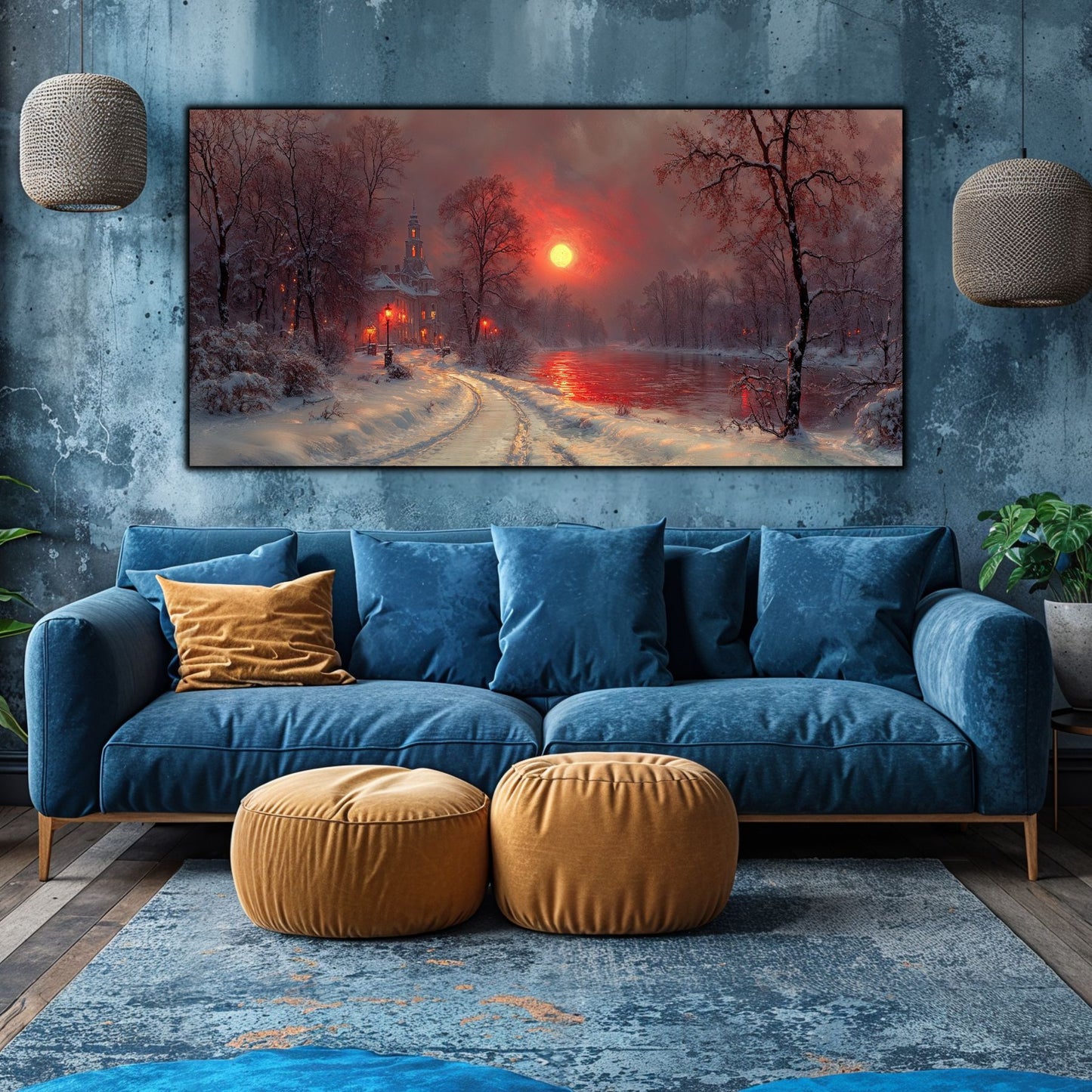 Tablou Sticla Securizata - Colectia Cold Ember - no03