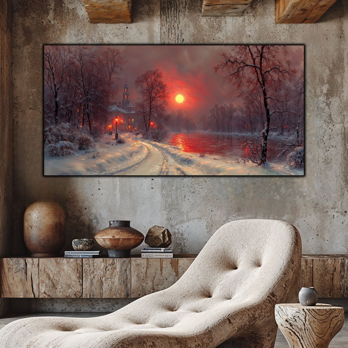 Tablou Sticla Securizata - Colectia Cold Ember - no03