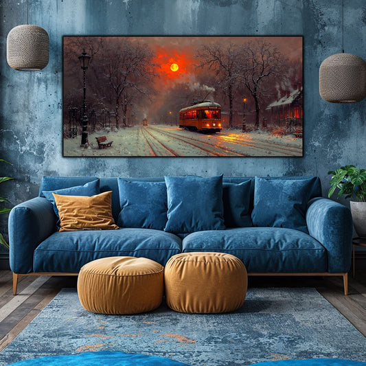 Tablou Sticla Securizata - Colectia Cold Ember - no08