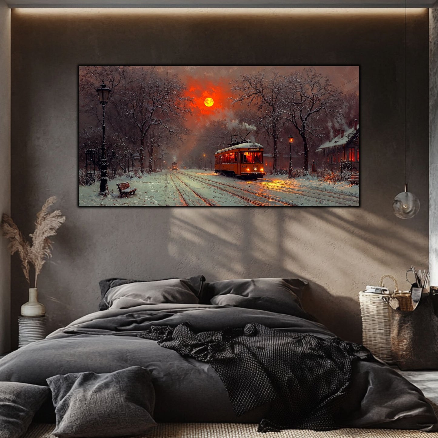 Tablou Sticla Securizata - Colectia Cold Ember - no08