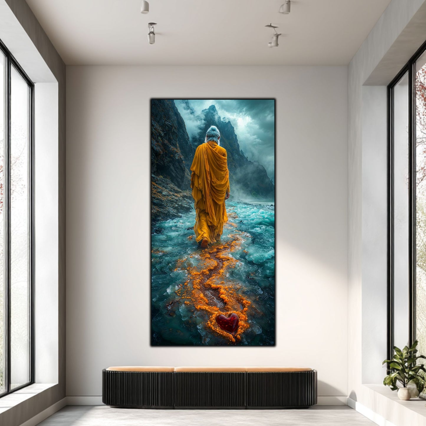 Tablou unicat din sticlă securizată Vanishing Step - No18