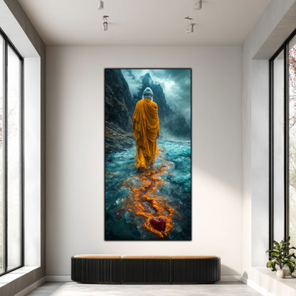 Tablou unicat din sticlă securizată Vanishing Step - No18