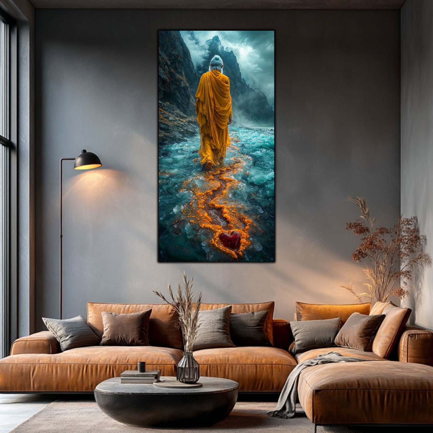 Tablou unicat din sticlă securizată Vanishing Step - No18