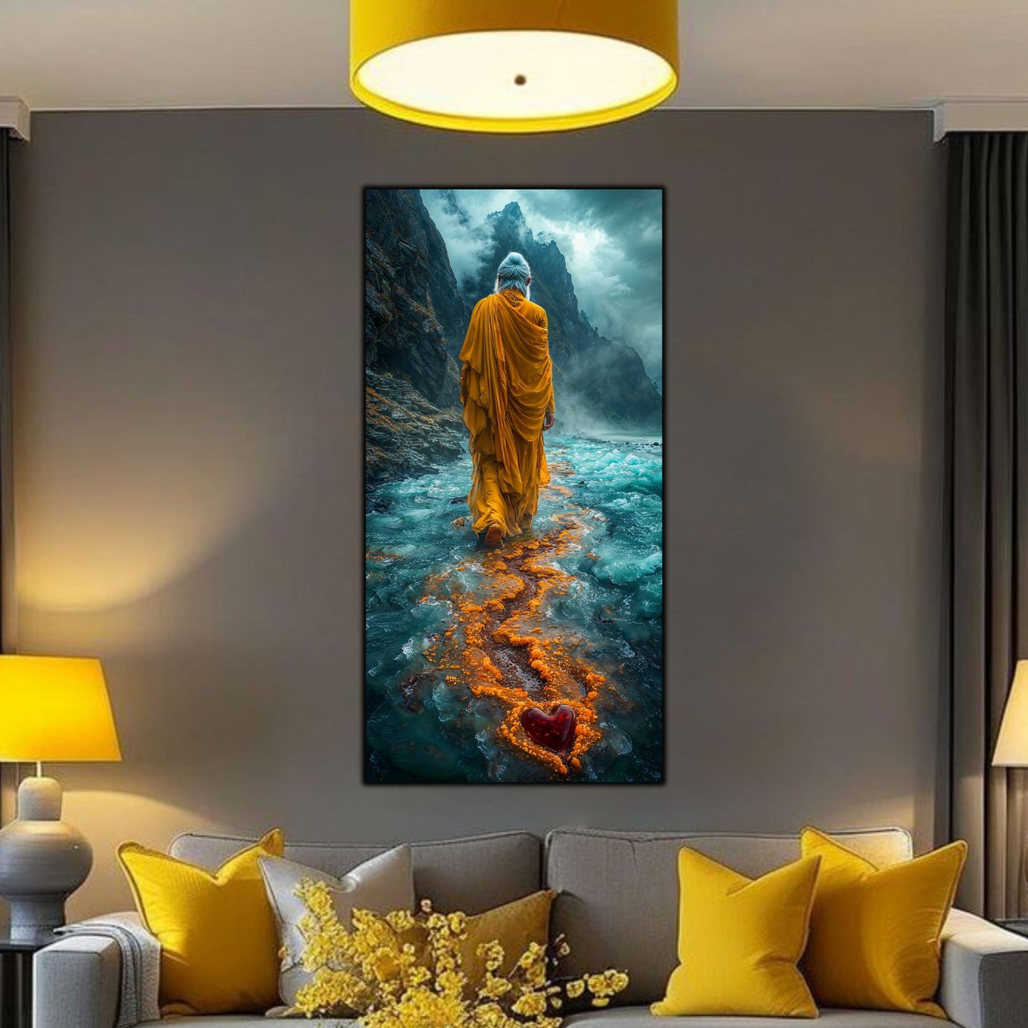 Tablou unicat din sticlă securizată Vanishing Step - No18