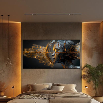 Tablou Sticla Securizata - Broken Mind 03